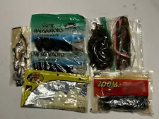 lot of fresh water fishing lures/ Zoom/ Custom Baits & More