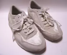 Vintage Men's Shoes Size 10 Reebok Classic Leather Suede Nylon White Gray 1-6390