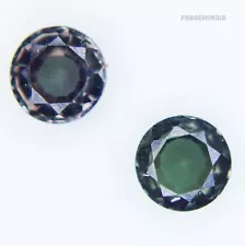 2.25 Ct Color Change Natural Alexandrite Loose Gemstones Round Cut