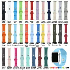 Silicone Band Strap For Apple Watch Sport iWatch Series 7/6/5/2/1, 45/42/40/38mm