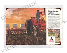 1968 Allis Chalmers AC Tractor Planter metal tin sign garage design ideas