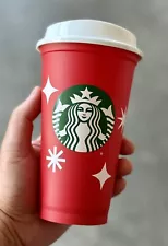 BRAND NEW RED CUP DAY STARBUCKS 25 YEARS OF HOLIDAY CHEER TUMBLER 16 OZ REUSABLE