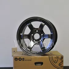 ON SALE 4 PCS ROTA WHEEL GRID CONCAVE 15X8 5X100 +20 57.1 HYPERBLACK