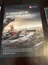 Ad for SILENCER CENTRAL "IT SHOULDN'T BE HARD..." ..1-PAGE ORIGINAL SALES AD