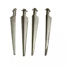 11-Inch 4-pcs APAG Tent Pegs Garden Stakes Strong Durable Aluminum Tent Military