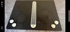 Jenn-Air 30” Electric Downdraft Cooktop Black Range Stovetop-cracked Corner