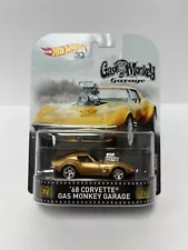 Hot Wheels 50th Anniversary '68 Corvette Gas Monkey Garage 2017 Gold 1/64