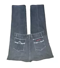 Vtg. 1980's Jordache Jeans Sz. 36x30 Straight Horse USA Gray Men's Actual 34X30