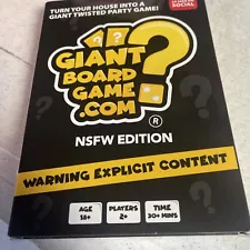 Giant Board Game NSFW - Adult Party & Quiz Game with Challenges & Questions