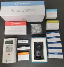 SimpliSafe Security System: Camera, Base, Keypad, Siren, Remote, Sensors, Panic