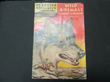 Wild Animals I Have Know, E. T. Seton Classics Illustrated Comic Book