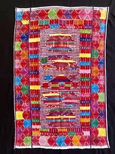 Vintage Guatemalan Textile: Cofradia Tzute, handwoven in Palin, Escuintla 1980s