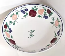 Princess House Orchard Medley pasta serving bowl 12-inch