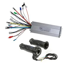 48V 1000W DC Electric Brushless Motor Controller+ Throttle for E-Bike Scooter