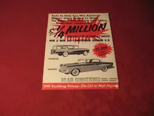 1956 Nash Rambler Hudson Hornet Sales Brochure Booklet Catalog Old