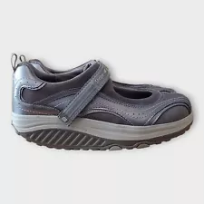 Skechers Shoes Womens Size 8 Gray Shape-Ups Sneaker Leather Walking Toning