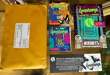 Complete Goosebumps Haunted Library Mini Books Hershey’s/Pepsi 1996 Rare Mint