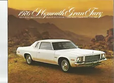 Original 1976 Plymouth Gran Fury, Suburban Station Wagon Dealer Sales Brochure