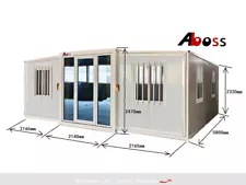 2024 Aboss 19' x 21' Mobile House Bathroom Kitchen Building Home bidadoo -New