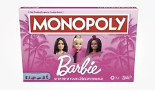 Monopoly 2023 Barbie Edition Board Game Family Game for 2-6 Players Ages 8+ Pop!