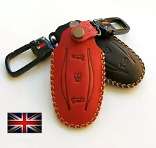 SALE! Leather Key Cover For Tesla Model 3 S X Case Smart Key Remote Fob