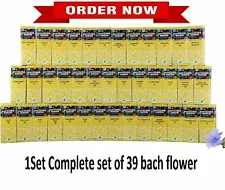 New Life Bach Flower Remedies Kit (30ml) 1Set Complete set of 39 bach flower