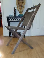 Antique Wooden Folding Chair