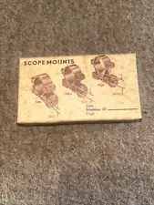 Rare Vintage Sako Rifle Scope Mounts Low Height in Box EMPTY