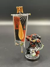 Warhammer 40K Blood Angels Pro Painted Standard Bearer, Army For Sale! Look!