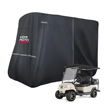 600D Golf Cart Universal Cover 2/2+2 Passenger Waterproof for Club Car EZGO