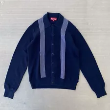 Supreme Cardigan Sweater Navy Blue 2012 Cardigan Box Logo