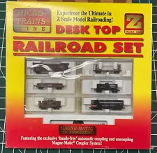 VTG Micro-Trains Line Southern Pacific Z Scale Desk Top Railroad Set NIOB Loco