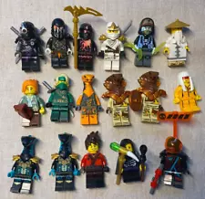 LEGO Minifigure Lot of 17 Ninjago Figures