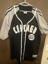 MLB Dynasty Chicago White Sox Men's Black Jersey Large L South Side