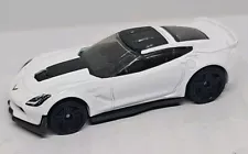 2016 HOT WHEELS Loose Corvette C7 Z06 (White Black Version) Fast Safe Shipping