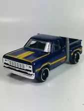 1978 Dodge D100 Pickup Purple Hot Wheels 1:64 Diecast Loose