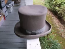 MEN'S STOVE PIPE TOP HAT PLEASE READ DESCRIPTION