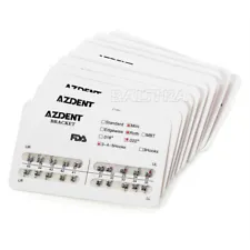 10 Packs AZDENT Dental Orthodontic Bracket Braces Mini Roth 022 Hooks 3-4-5