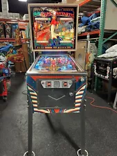 1976 CAPTAIN FANTASTIC AND THE BROWN DIRT COWBOY PINBALL MACHINE PROF TECH LEDS