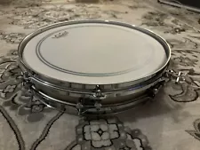 Sonor Teardrop Pancake Snare Drum 14x2.5 1960s White Marine Pearl