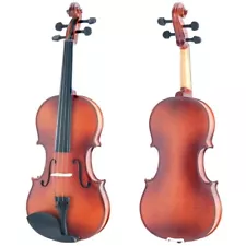 Mendini By Cecilio Violin For Kids & Adults, 1/4 MV300 Violins - Satin Antique-