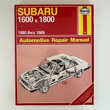 Haynes Publications 89003 Repair Manual for Subaru 1600 & 1800 Years 1980-1989 (For: Subaru Brat)