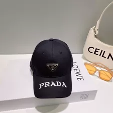 Black Prada For Spring/Summer New Embroidered Baseball Hat