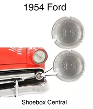 1954 Ford Park Parking Light Turn Signal Lenses Pair (For: 1954 Ford Skyliner)