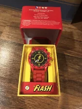 flash dc comics accutime watch corp wrist watch FLH9018 Brand New With Box