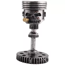 Carving Piston Skull Sculpture Man Statue Office Home Table Gifts4127