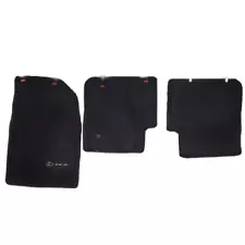 Lexus OEM Black Carpet Floor Mat 3 Piece Set 2 Rear 1 Front for 1997-2001 ES300