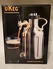 uKeg GrowlerWerks 64 oz Stainless Pressurized Growler New In Box