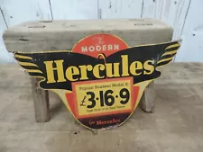 Vintage Hercules Bicycles Advertising Point Of Sale Roadster Model R Price Sign