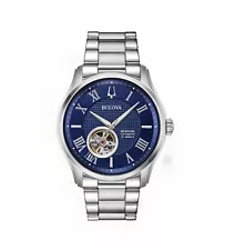 Bulova Wilton Men’s Classic Automatic Heartbeat Skeleton Dial Watch 42mm 96A218